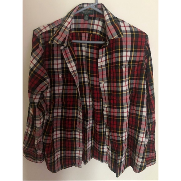 Ralph Lauren Petite Plaided Button-Up - Picture 3 of 11